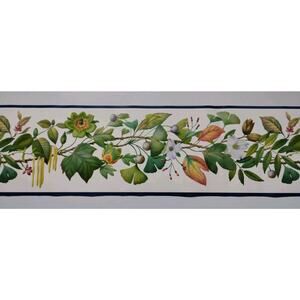 Rosedale Pre-pasted Decorative Wall Border - Ginkgo Biloba Plant - 5 yds